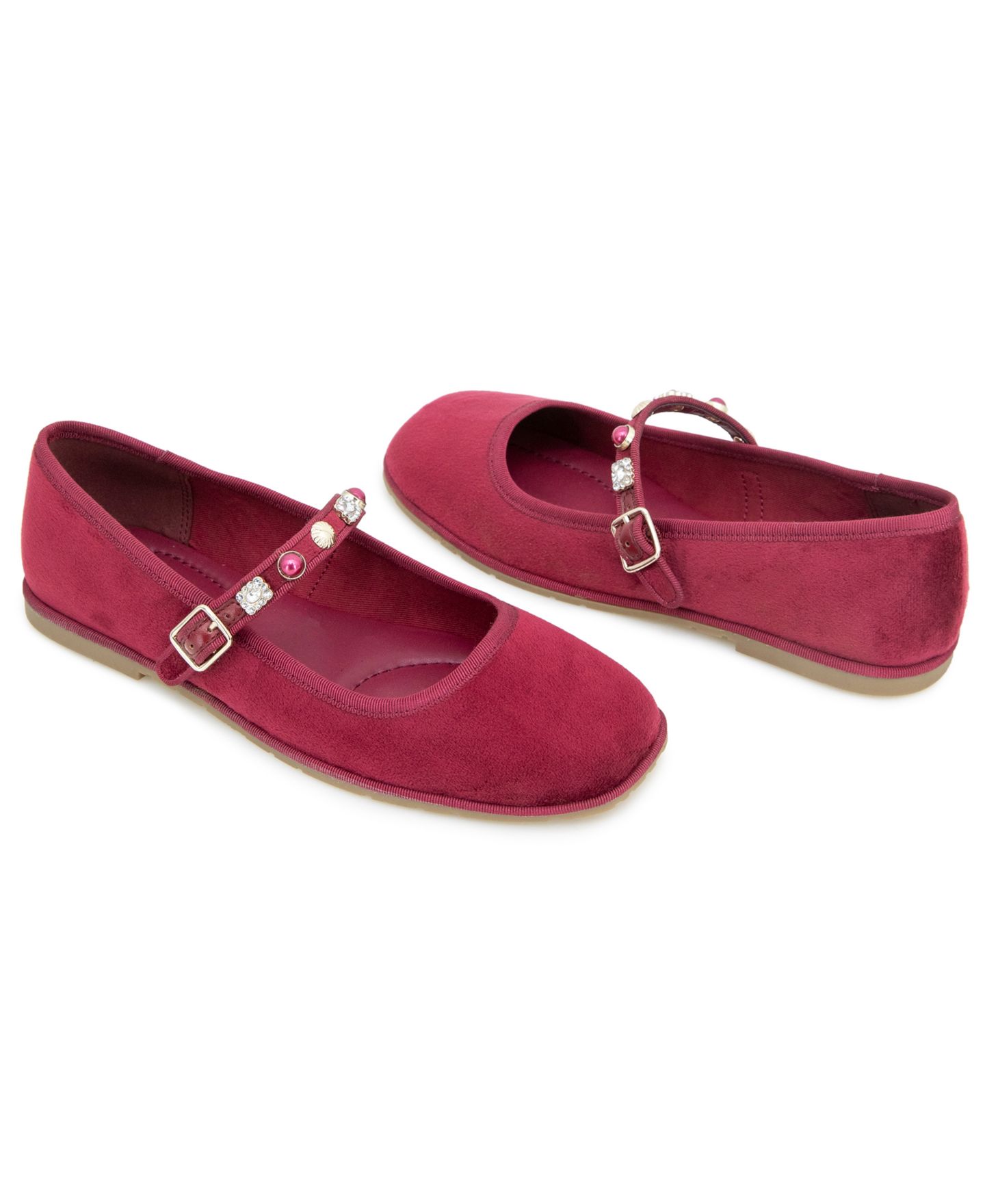 Женские балетки Kenneth Cole Reaction Elda MaryJane Flats, цвет: Тёмный красный — фото 8