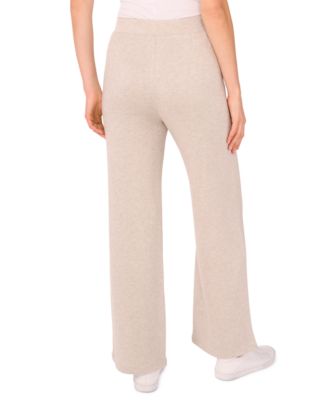 Women's Center Front Pleated Wide Leg Pants