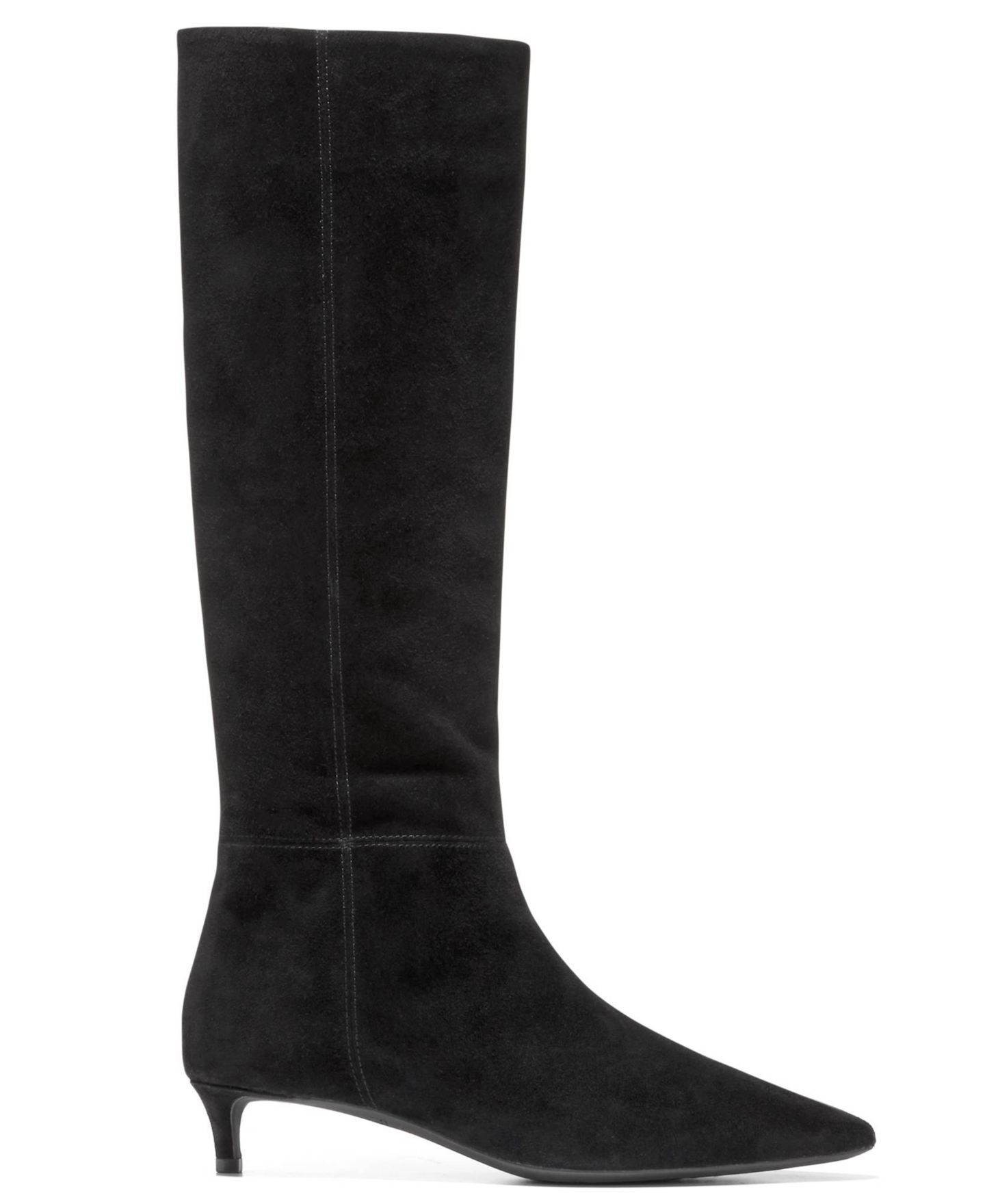 Женские ботинки Cole Haan Go-To-Janece Pointed Toe Dress Boots, цвет: Чёрный замшевый — фото 2