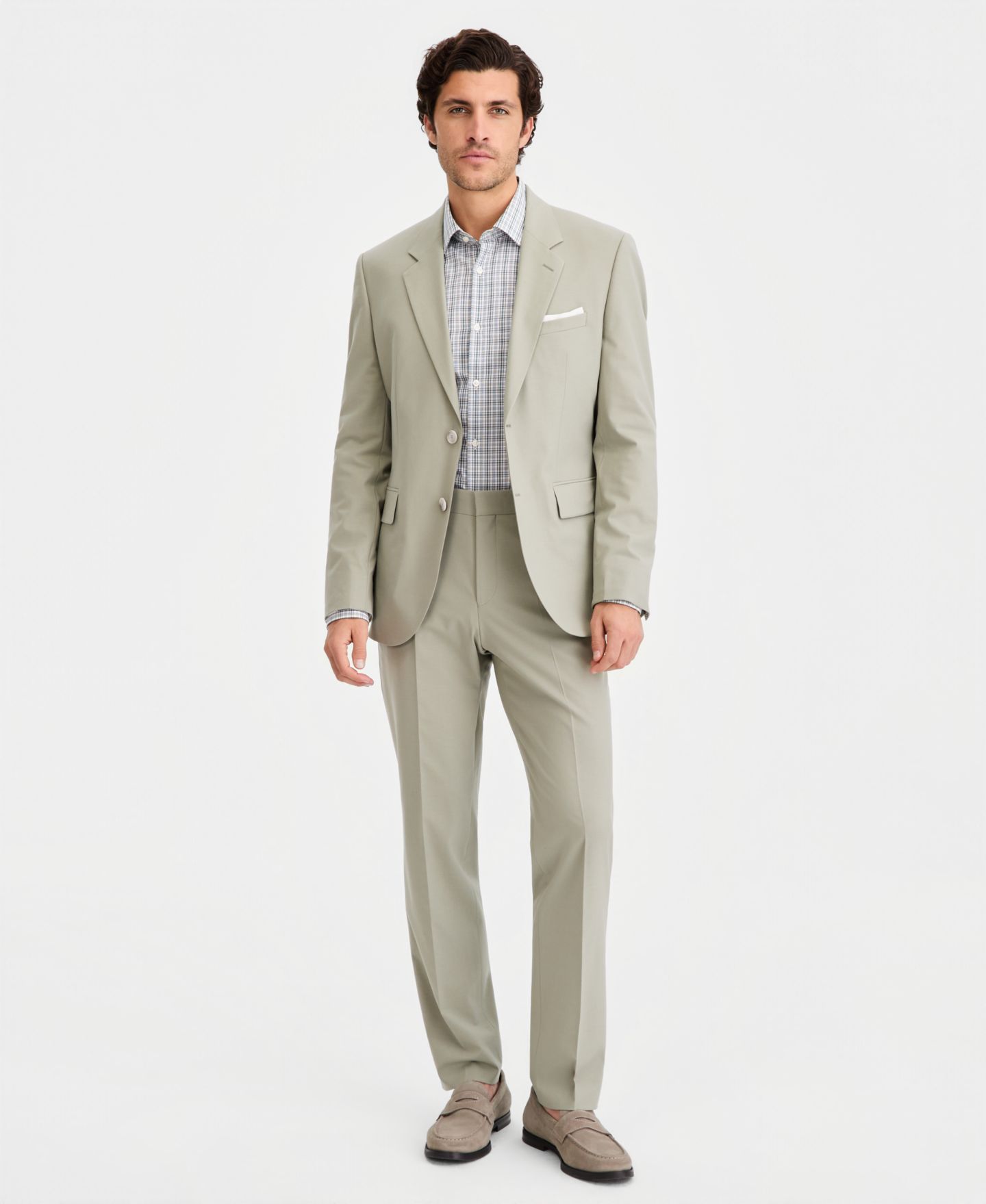 Мужские комплекты Hugo Boss Modern-Fit Suit Separates, цвет: Seagrass — фото 3