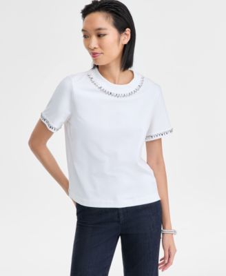 Women's Embellished T-Shirt