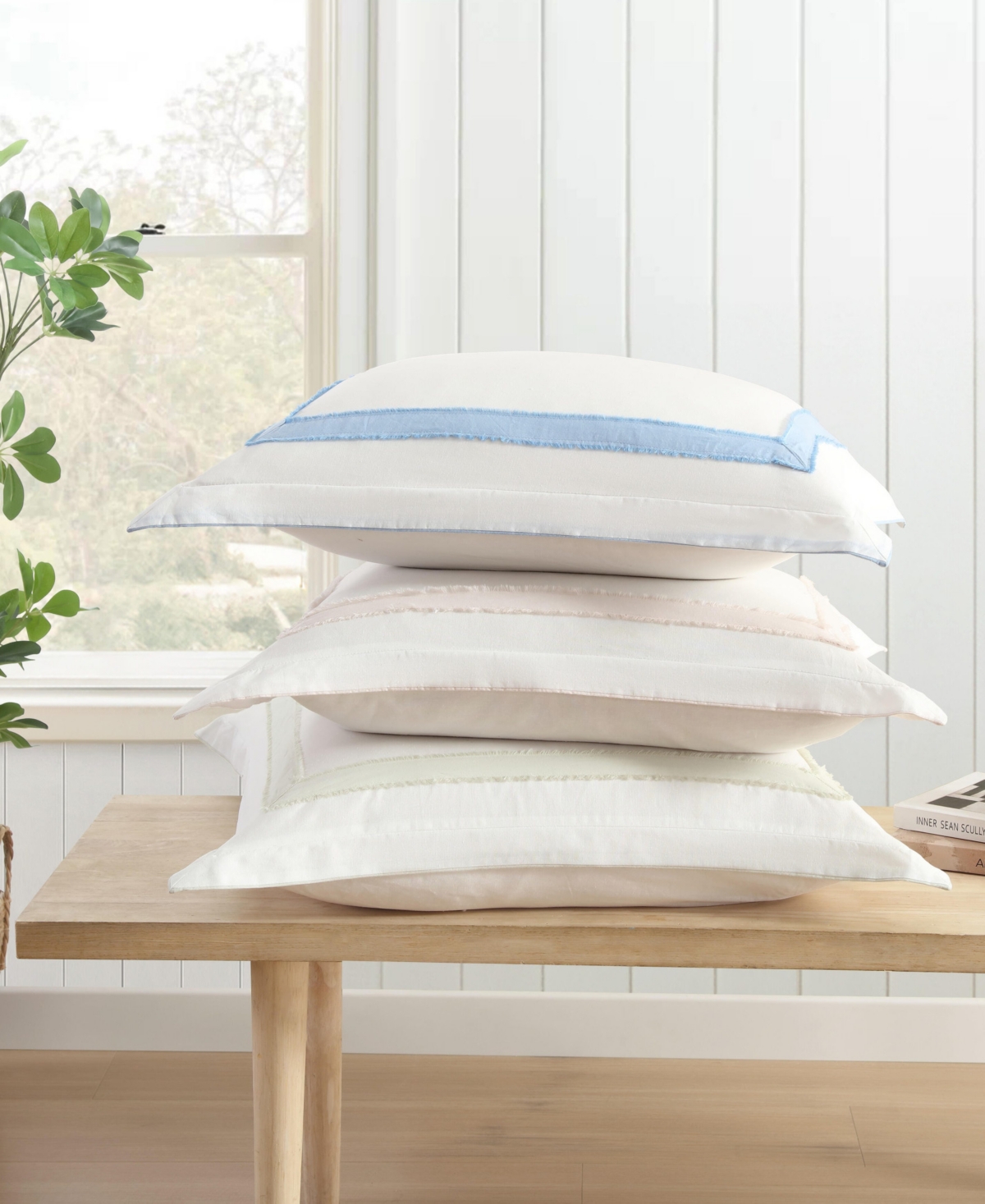 Laura Ashley Mila Solid Linen Sham, European