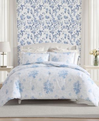 Laura Ashley Sophia Cotton Duvet Cover Set In Multi