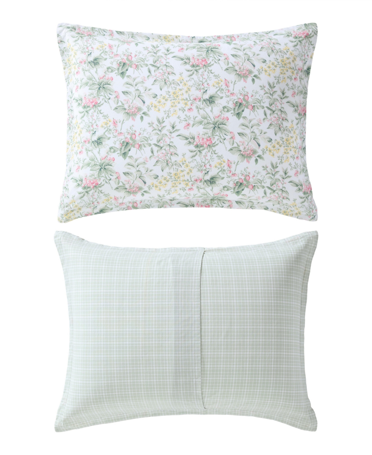 Laura Ashley Bramble Floral Cotton 3-pc. Comforter Set, King In Multi