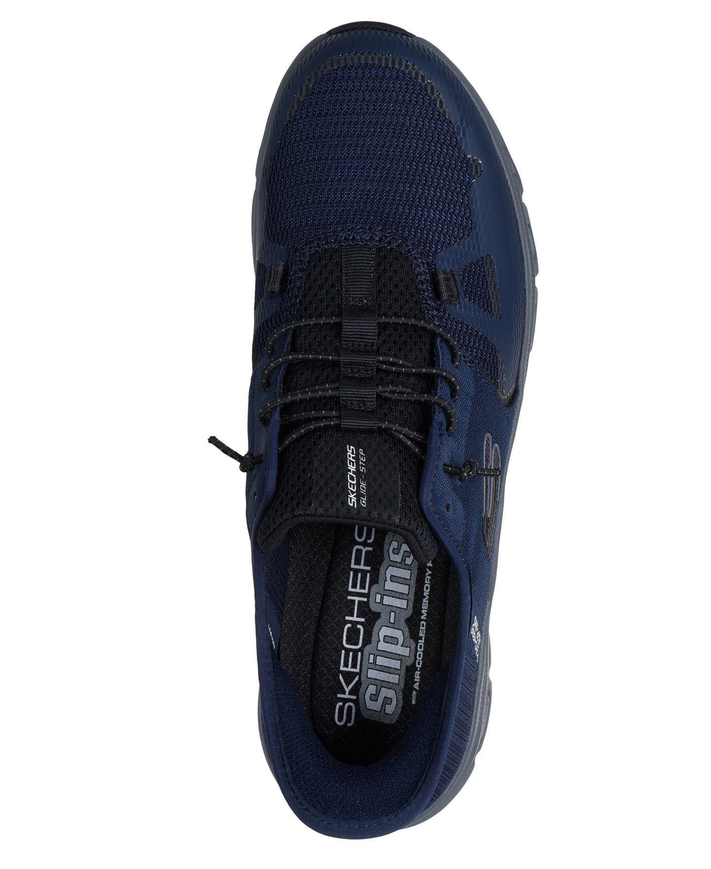Мужские кроссовки Skechers Slip-Ins: Glide-Step Pro Memory Foam Casual Walking, цвет: Тёмно-синий — фото 5