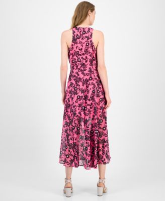 Women's Floral Sleeveless Maxi Dress