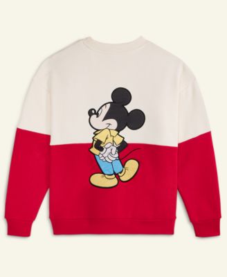 Kids XS-XL Mickey Mouse Crewneck Sweatshirt, Macy's Exclusive