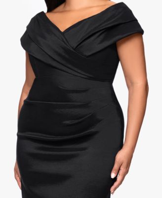 Plus Size Off-The-Shoulder Dress