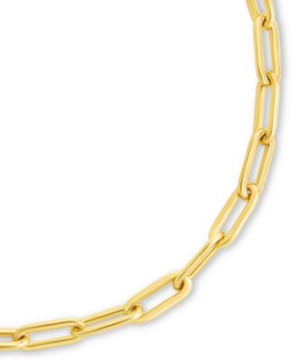 Sterling Silver Dainty Paperclip Chain Bracelet