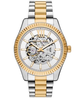 Michael Kors Men's Lexington Automatic Two-Tone Stainless Steel