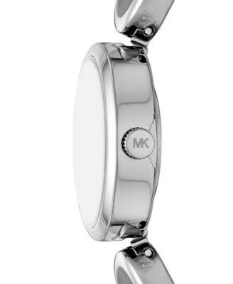 Women's Maude Three-Hand Silver-Tone Stainless Steel Watch, 22mm