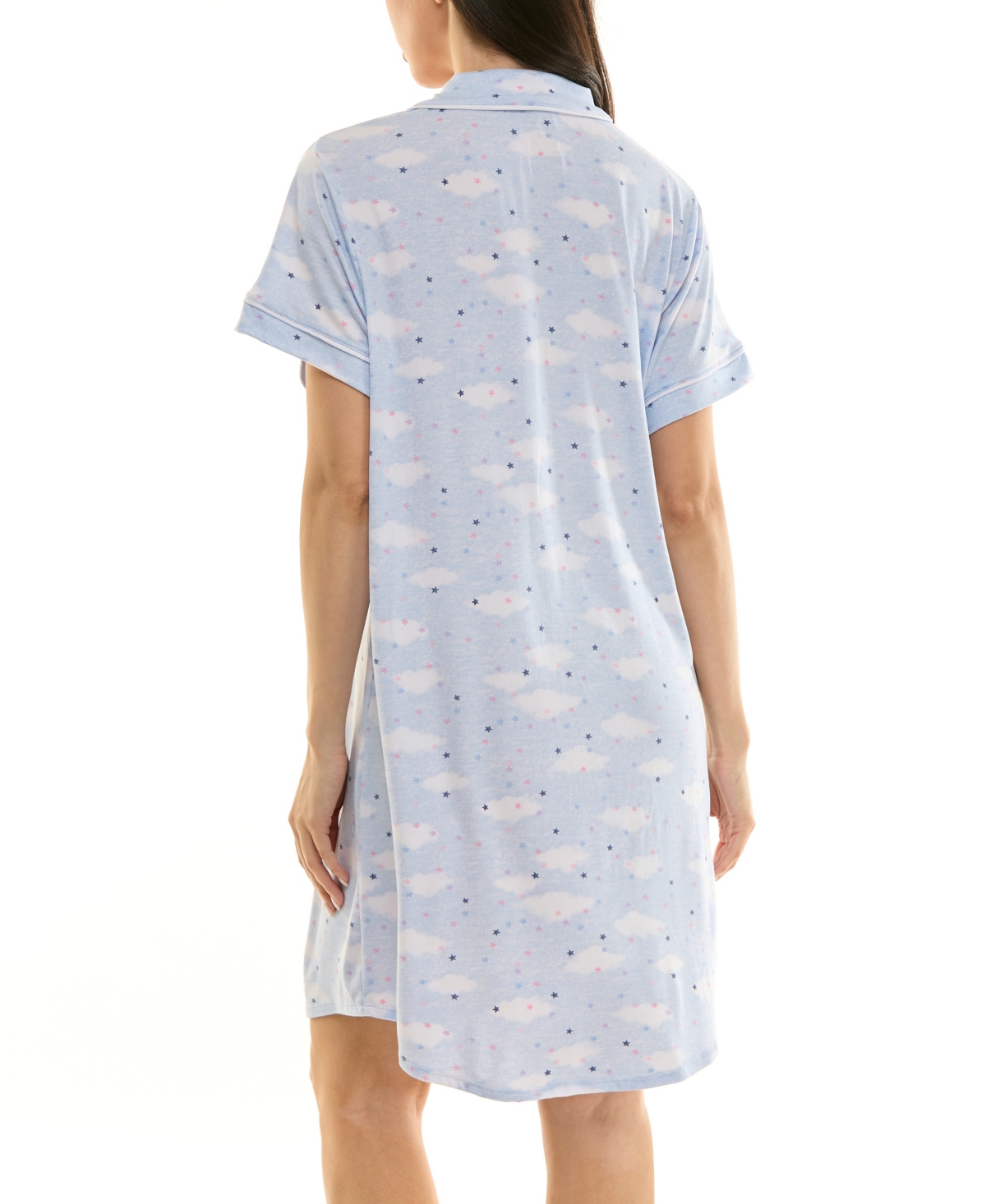 Derek Heart Women's Printed Sleepshirt In Blue