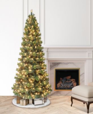 Puleo 6.5' Pre-Lit Artificial Oklahoma Pine Tree