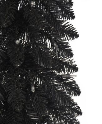 Puleo 6' Pre-Lit Artificial Alpine Pencil Tree