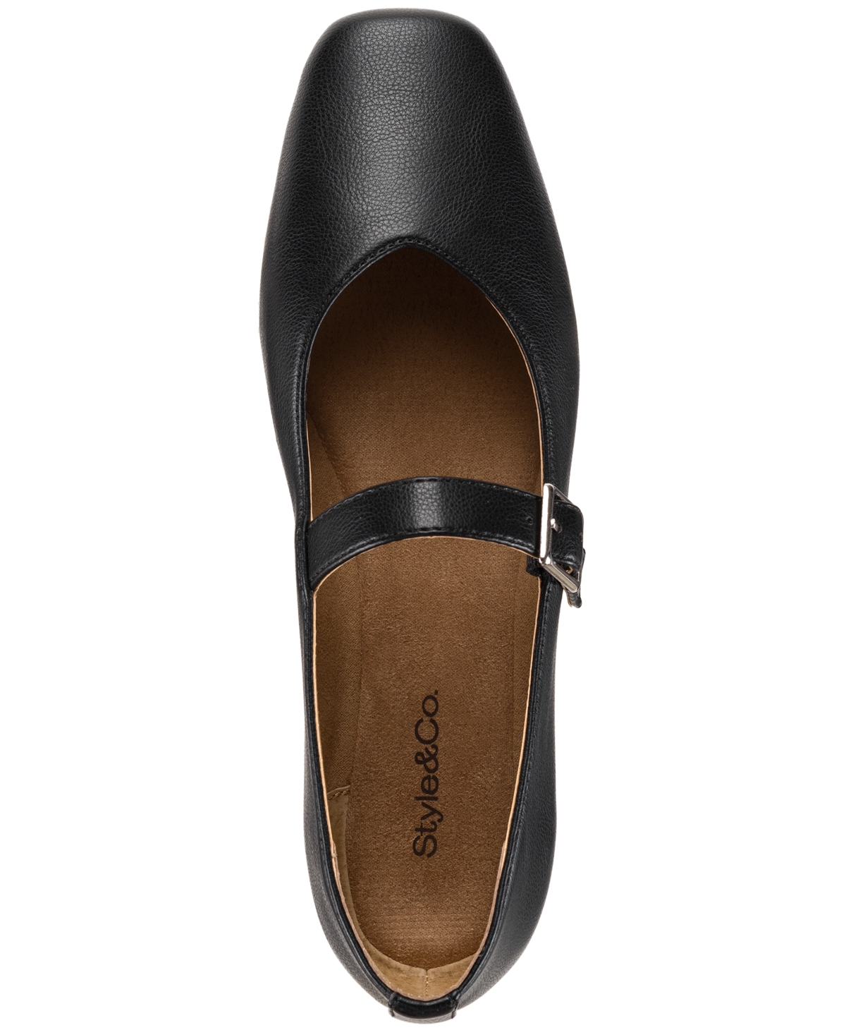 Style & Co Women's Broadwayy Mary Jane Flats, Macy's Exclusive In Black