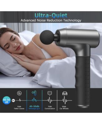 3200 RPM Massage Gun Handheld Body Massager with 8 Interchangeable Heads for Muscle Relief