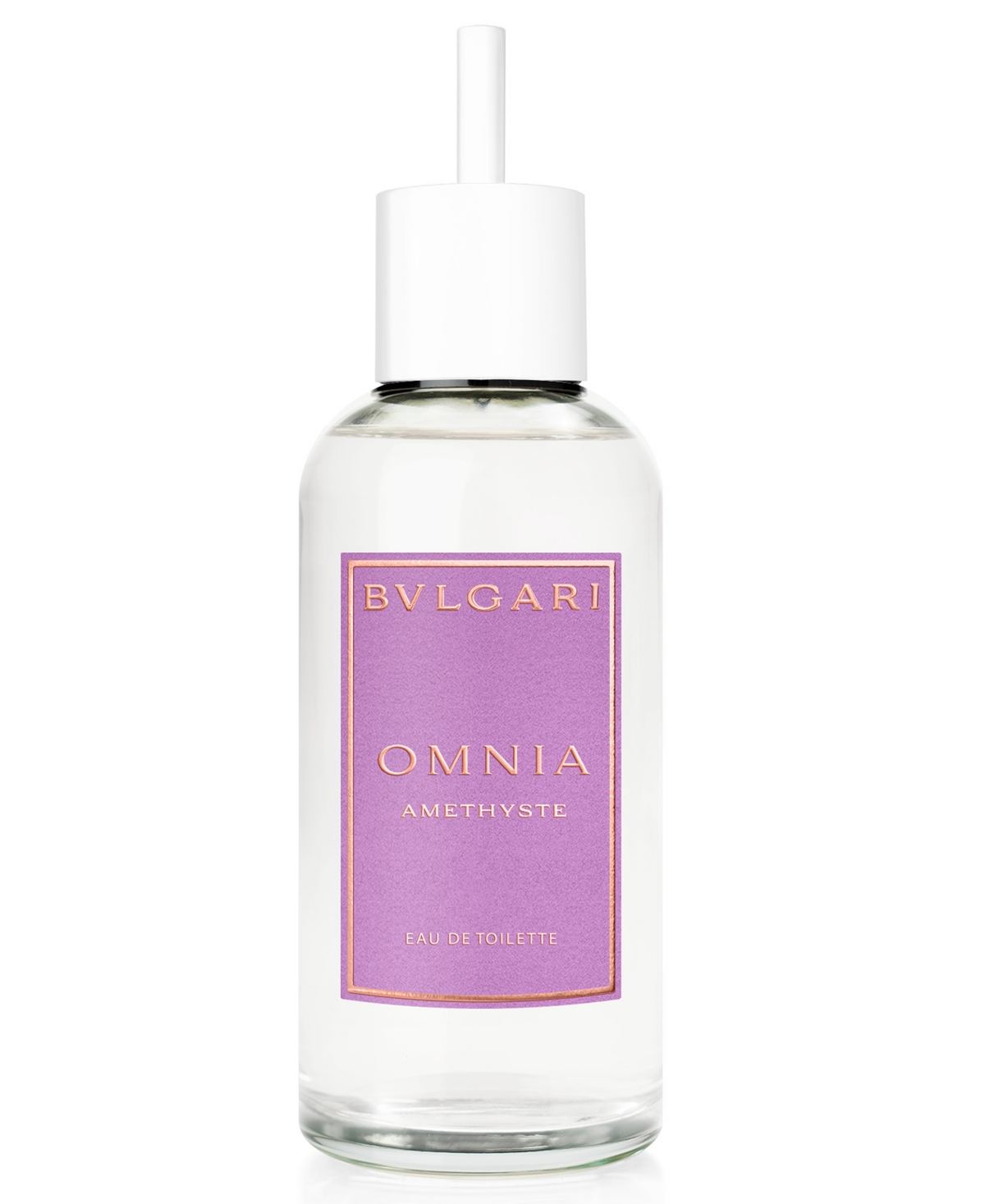 Bvlgari Omnia Amethyste Eau De Toilette Refill, 6.8 Oz. In Transparent