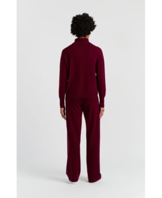 Women's Wool-Cashmere Raglan Rollneck Sweater