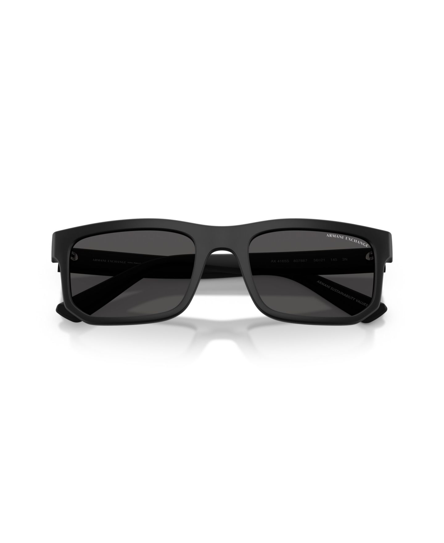 Мужские солнцезащитные очки Armani Exchange Sunglasses, AX4165S, цвет: Frosted Agave — фото 11