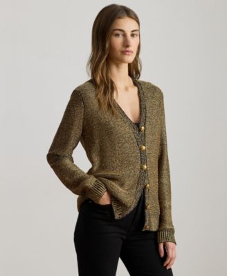 Lauren Ralph Lauren - Women's Sequin Long Sleeve Cardigan