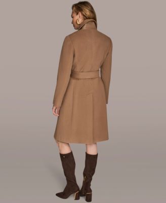 Women's Notch Collared Belted Coat