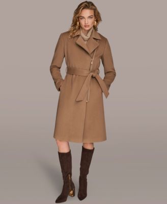 Women's Notch Collared Belted Coat
