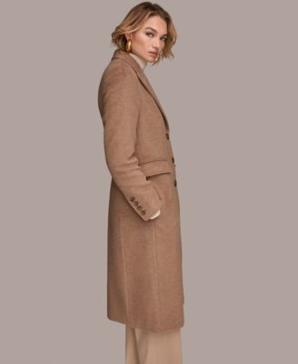 Women's Single-Breasted Stitch Trimmed Coat