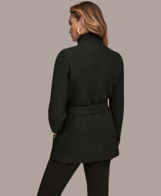 Women's Wing Collar Belted Coat