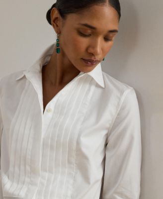 Women's Bib-Front Long Sleeve Shirt