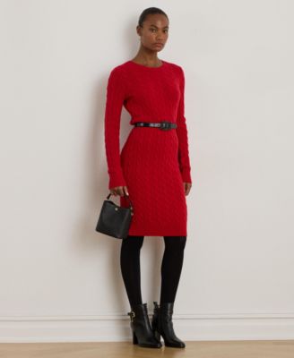 Lauren Ralph Lauren - Women's Long Sleeve Sweater Dress