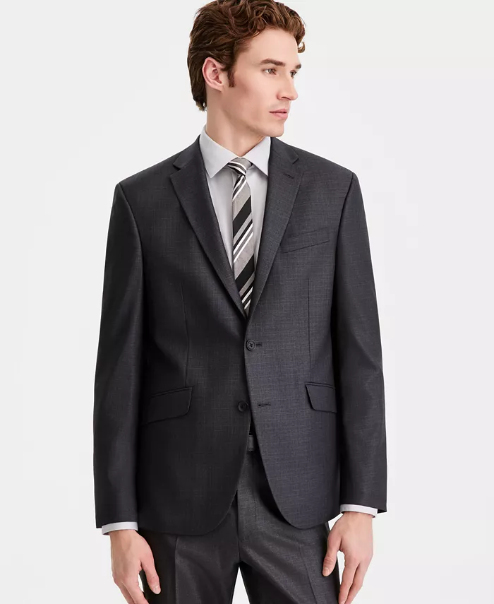 Men's Techni-Cole Suit Separates Slim-Fit Suit Jacket - thumbnail 5