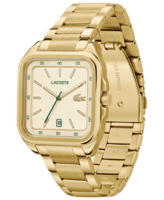 Men's Gold Tone Stainless Steel Bracelet Watch, 39mm