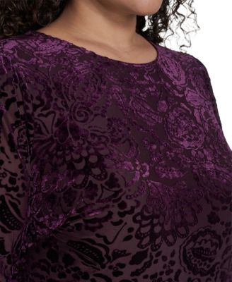 Plus Size Crewneck Shift Dress