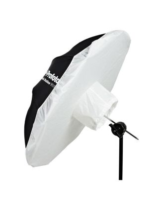 Deep Silver Umbrella, XL, 65" (165cm) - With Profoto Umbrella Diffuser, XL, 1.5 Stops
