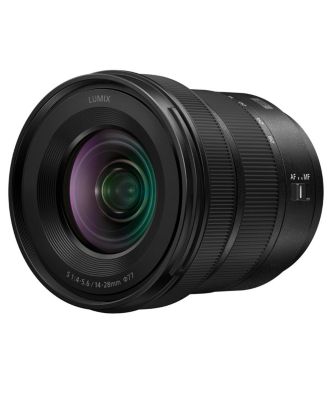 LUMIX S 14-28mm f/4-5.6 Macro Lens, Bundle with Small Lens Case, 77mm Filter Kit, Lens Cleaner, Cleaning Kit and Lens Cap Tether