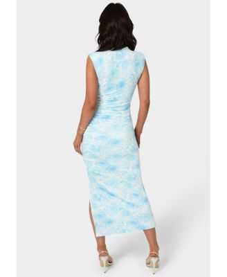 Women's Jersey Mock Neck Maxi Dress