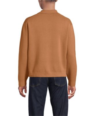 Men's Long Sleeve Fine Gauge Cotton Full Zip Chore Coat