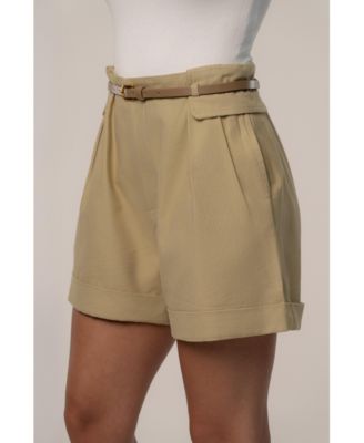 Belted Cargo Shorts
