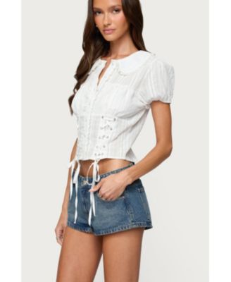 Women's Valera Cotton Tailored Button Up Shirt