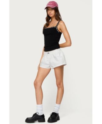 Women's Leilani Ribbon Lacey Tank Top