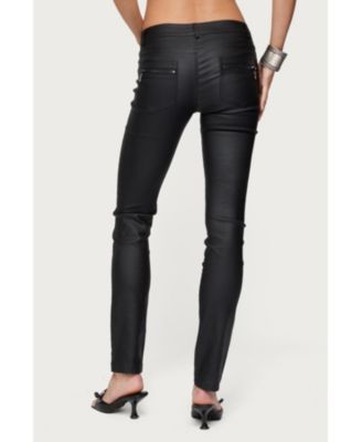 Women's Kaede Faux Leather Skinny Jeans