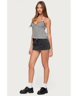 Women's Orietta Striped Babydoll Top