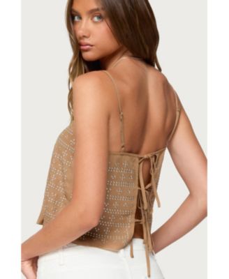 Womens Sunna Studded Top