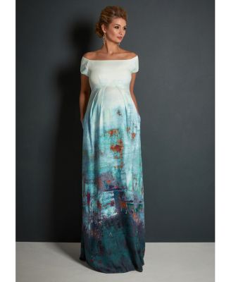 Maternity Aria Off Shoulder Gown