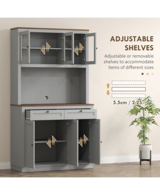 Multi-Purpose Kitchen Storage Cabinet for Utensils, Appliances, and Pantry Items