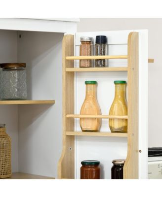 Spacious Kitchen Storage Cabinet with Adjustable Shelves and Durable Design