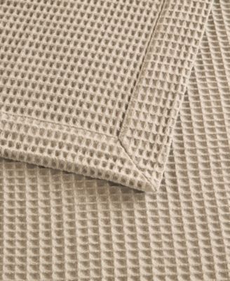 Waffle Weave Cotton Blanket, King