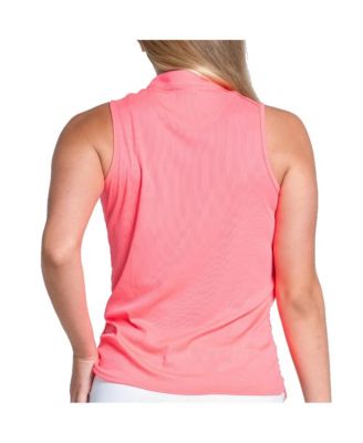On Par Zip Womens Sleeveless Golf Top
