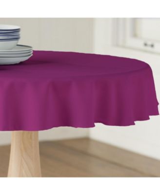 Elegant Round Tablecloth for Dining - Durable, Spill-Proof Fabric, Perfect for Any Occasion