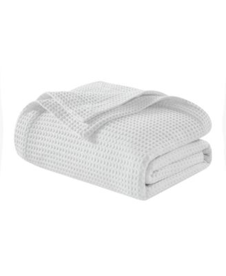 Madison Park Waffle Weave Cotton Blanket, King